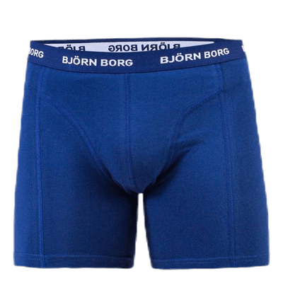 Solid Shorts 5-Pack Blue/Patterned
