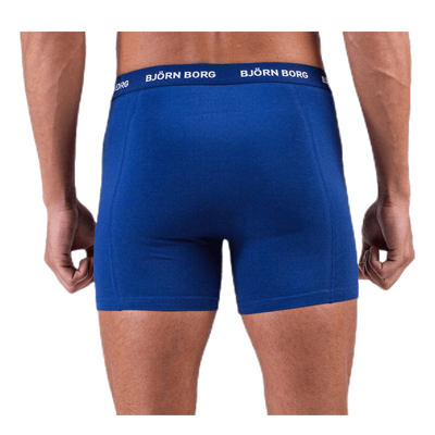 Solid Shorts 5-Pack Blue/Patterned