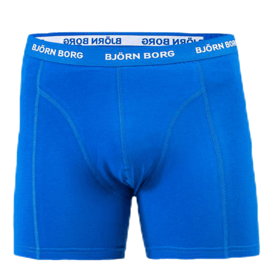 Solid Shorts 5-Pack Blue/Patterned