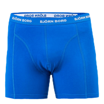 Solid Shorts 5-Pack Blue/Patterned