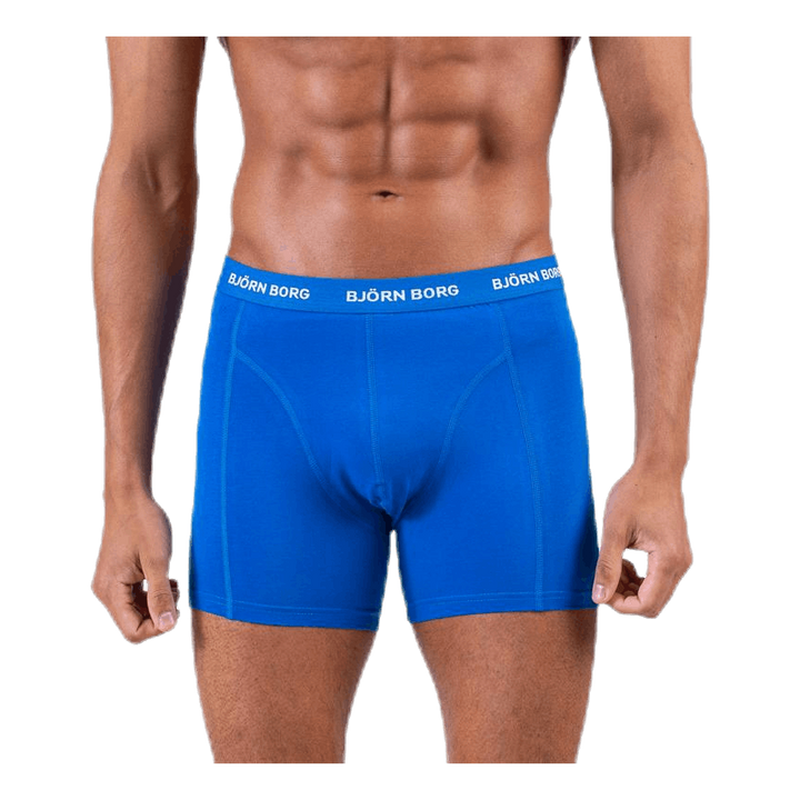 Solid Shorts 5-Pack Blue/Patterned