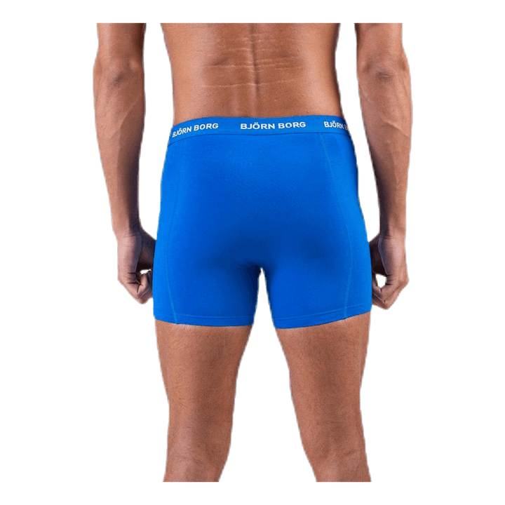Solid Shorts 5-Pack Blue/Patterned