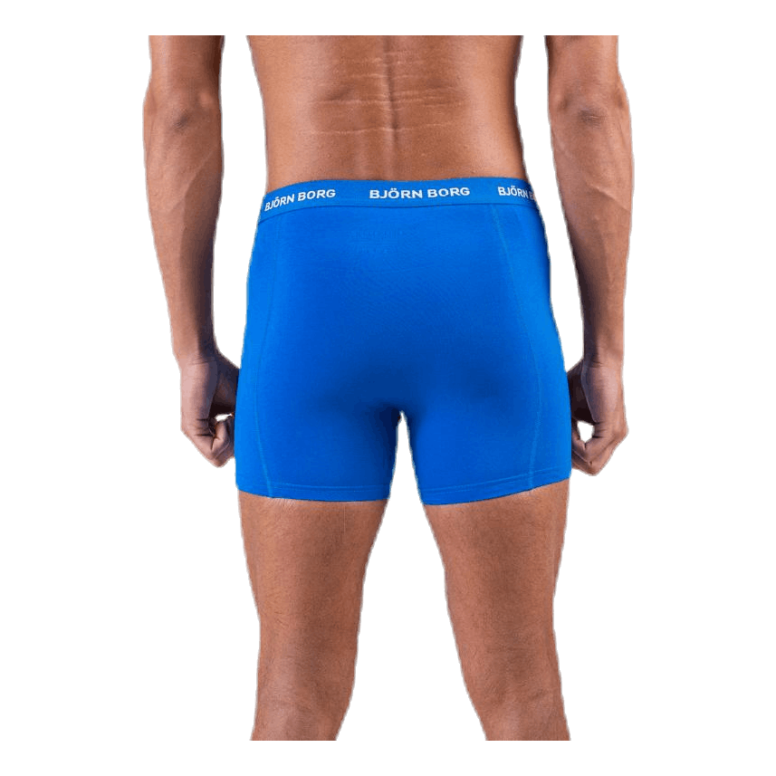 Solid Shorts 5-Pack Blue/Patterned