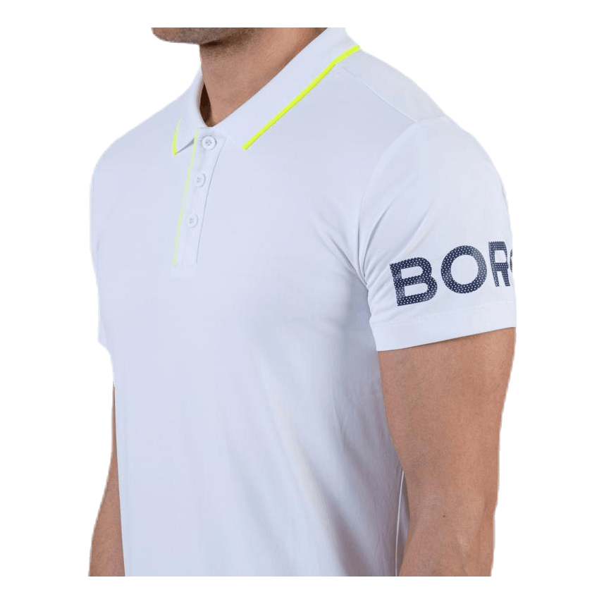 Tennis Polo White