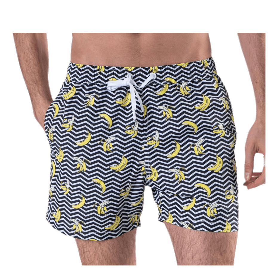 Sylvester Loose Shorts Black/Yellow