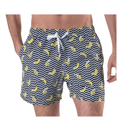 Sylvester Loose Shorts Black/Yellow