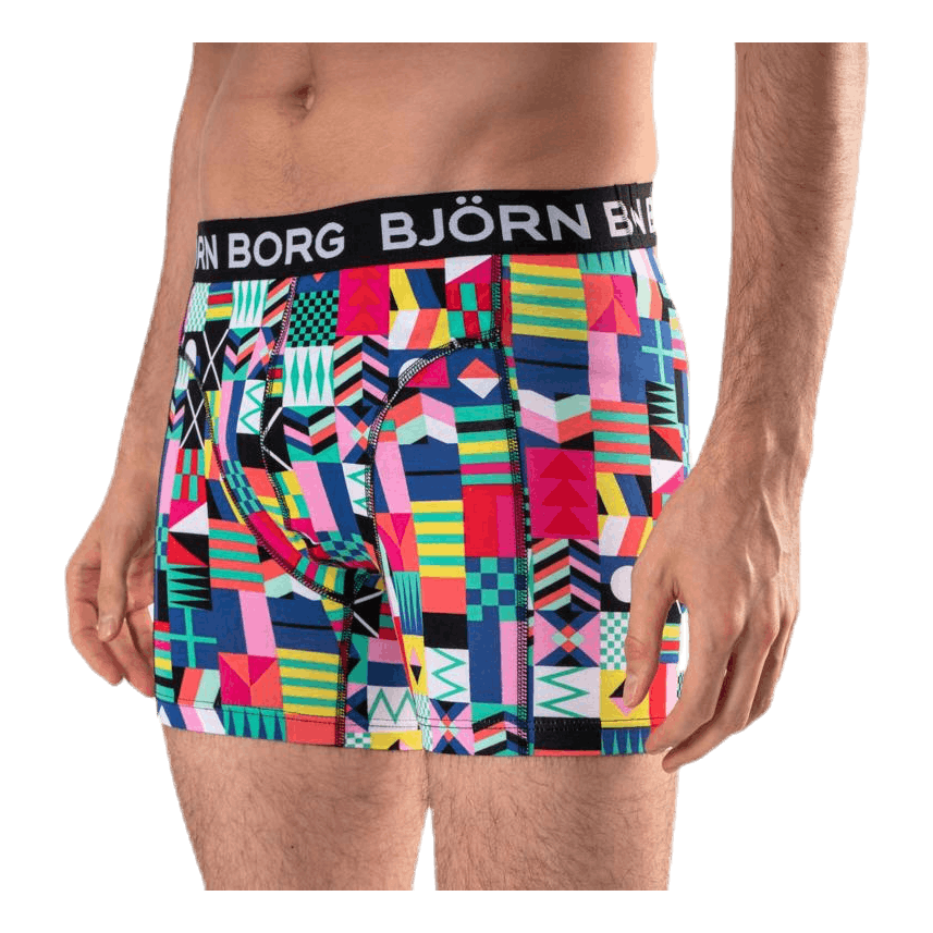 Sammy Geo Flag Shorts 3-pack Green/Black