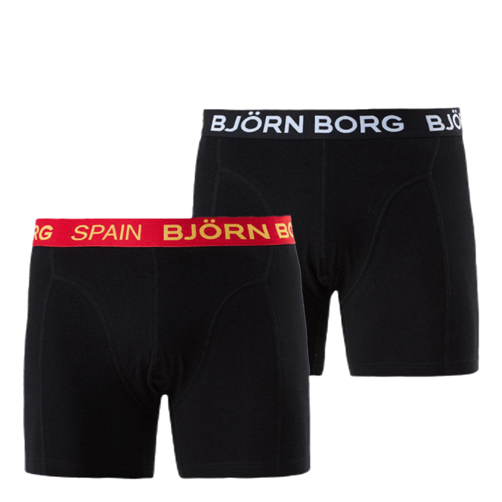 Shorts Sammy Spain 2-pack Black