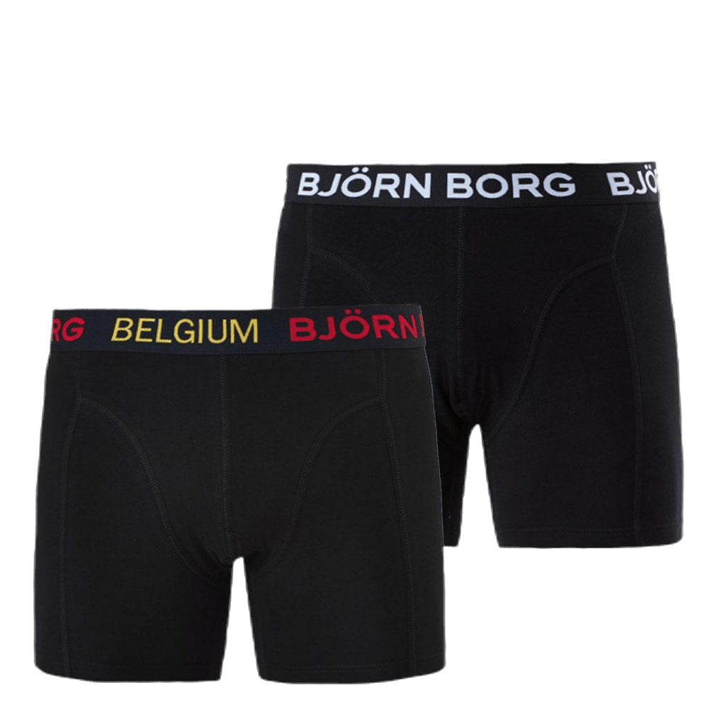 Shorts Sammy Belgium 2-pack Black