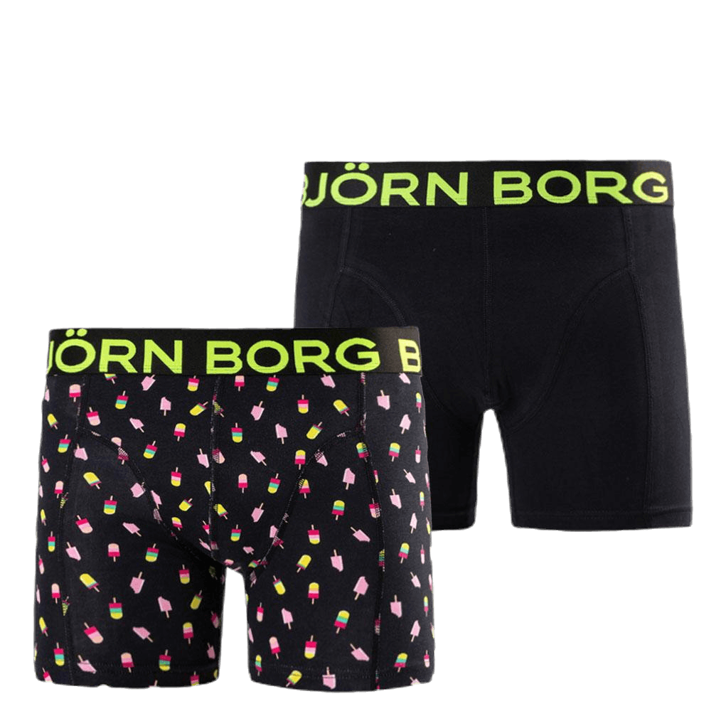 Sammy Gelato Shorts 2-pack Green/Black