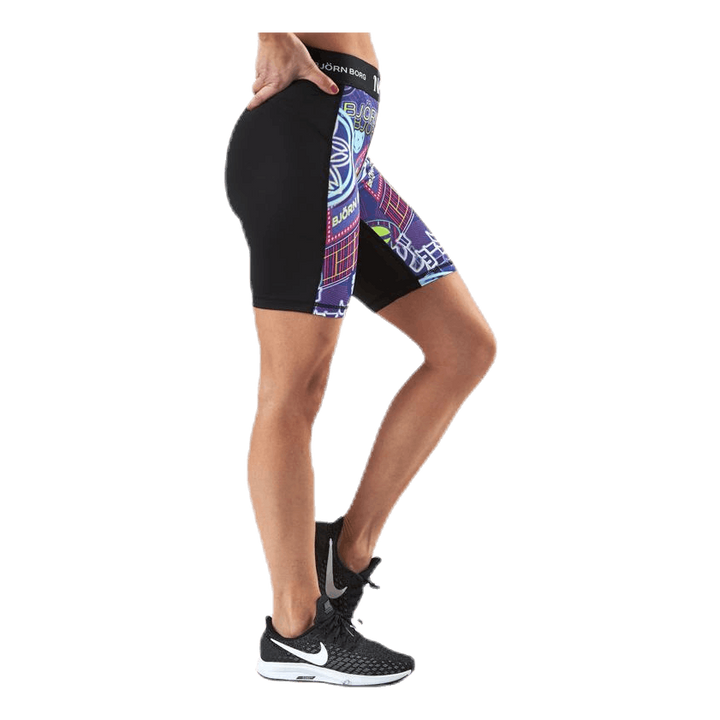 Carly Bike Shorts Patterned