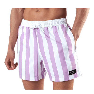 Sylvester Loose Shorts Pink/White