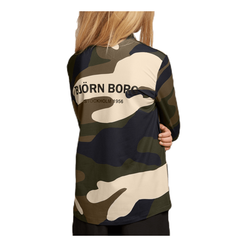 Harald Midlayer Half Zip Junior Patterned