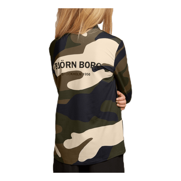 Harald Midlayer Half Zip Junior Patterned