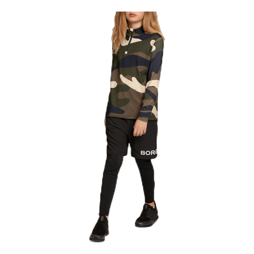 Harald Midlayer Half Zip Junior Patterned