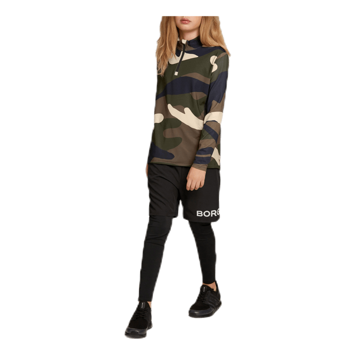 Harald Midlayer Half Zip Junior Patterned