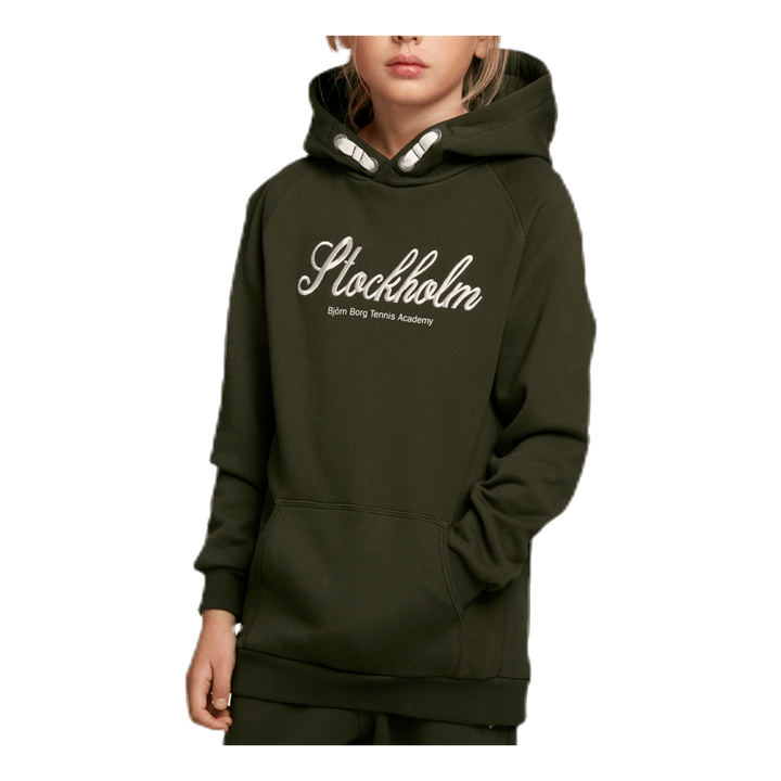 Borg Sport Hoodie Jr Green