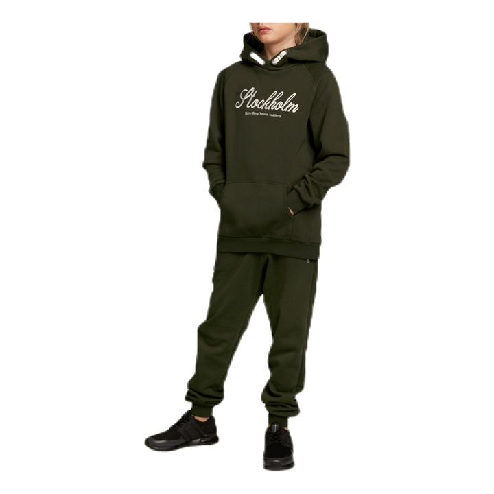 Borg Sport Hoodie Jr Green