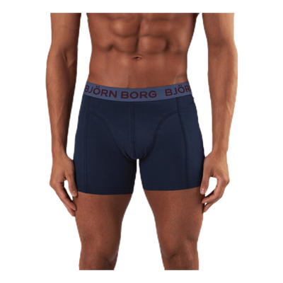 Sammy Solid Shorts 3-Pack Blue/Red