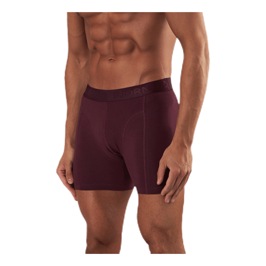Sammy Solid Shorts 3-Pack Blue/Red