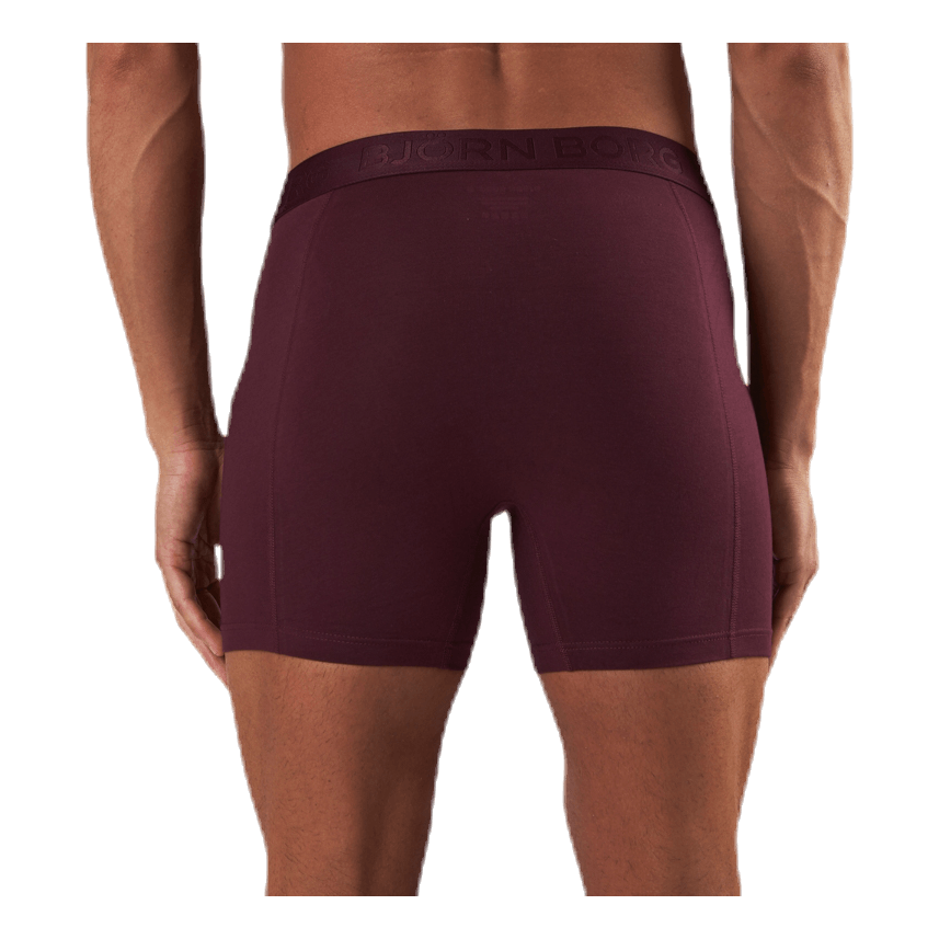 Sammy Solid Shorts 3-Pack Blue/Red