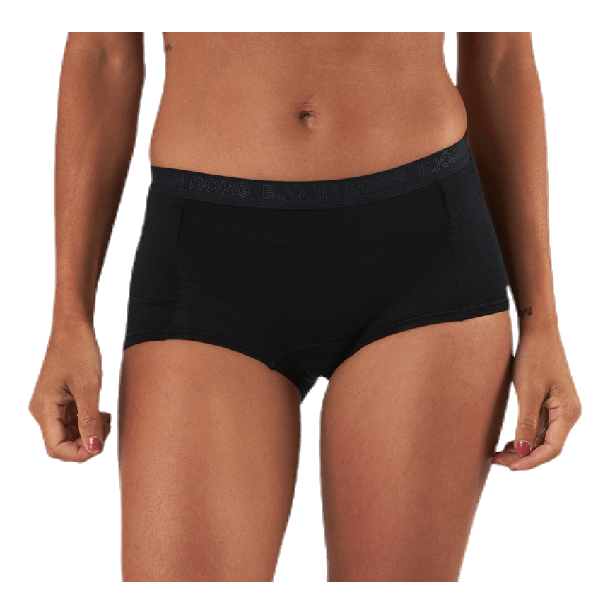 Mia Tiger Minishorts 2-Pack Black