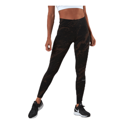 Classic Printed 7/8 Tights Brown/Black