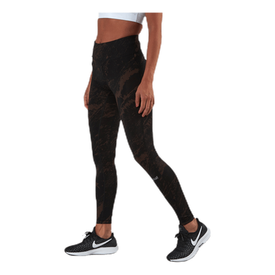 Classic Printed 7/8 Tights Brown/Black