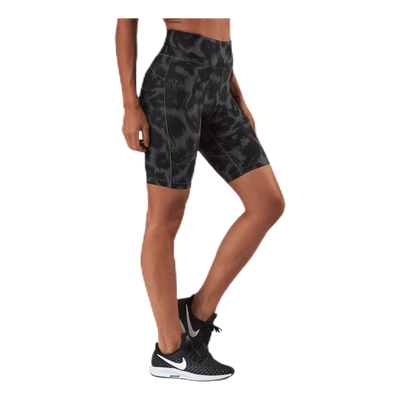 Awake Printed Biker Tights Black/Grey