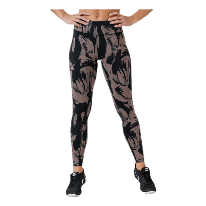 Sweeping 7/8 Tights Patterned