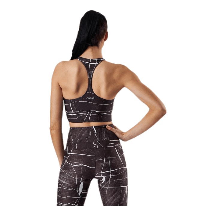 Concious Connected Sports Top Brown/White