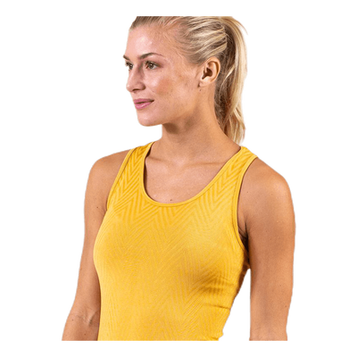 Seamless Chevron Racerback Yellow