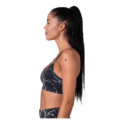 Strappy Sports Bra Grey
