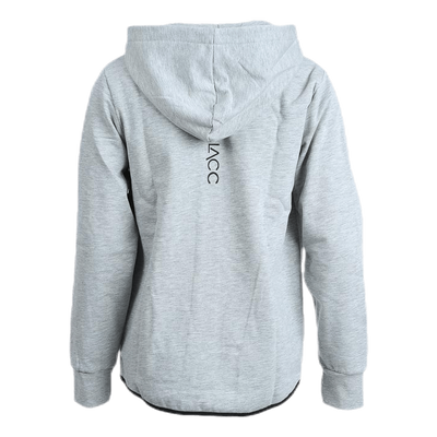 Jr Charles Zip Hoodie Grey