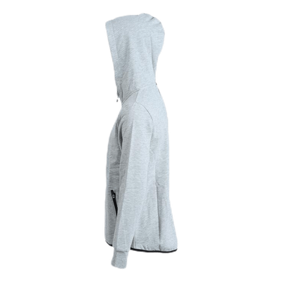 Jr Charles Zip Hoodie Grey