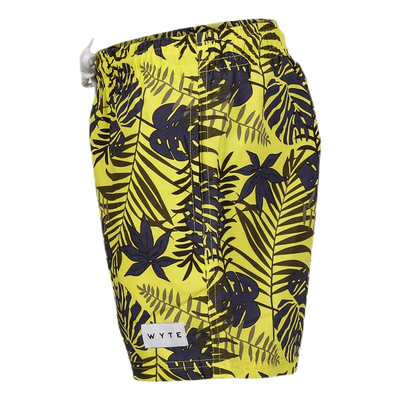 Junior Aiden Swim Trunks Green/Yellow