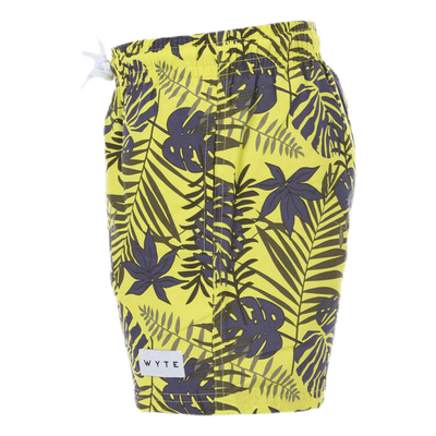 Junior Aiden Swim Trunks Green/Yellow