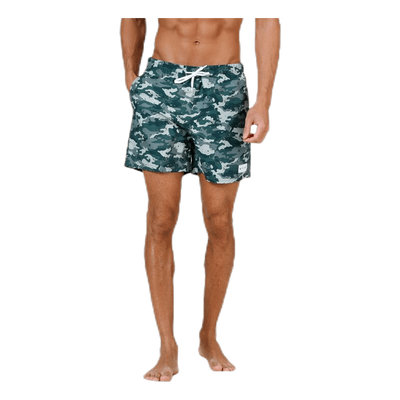 Louie Swim Trunks Patterned/Green