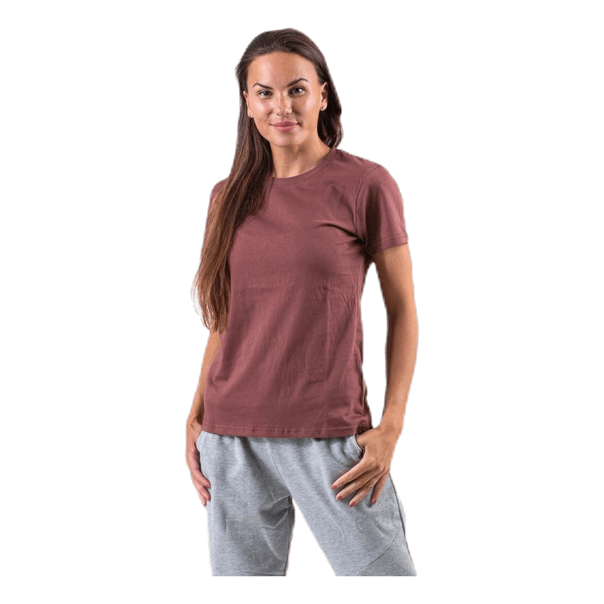 Ebba T-shirt Purple/Brown