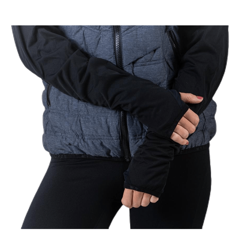 Anja Hybrid Jacket Black