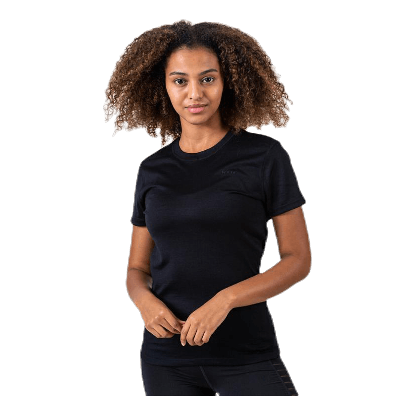 Flora Merino SS Black