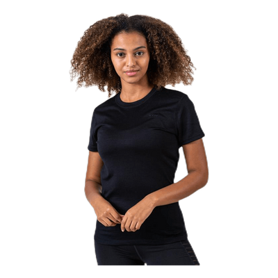 Flora Merino SS Black