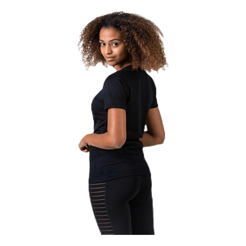 Flora Merino SS Black