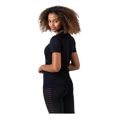 Flora Merino SS Black