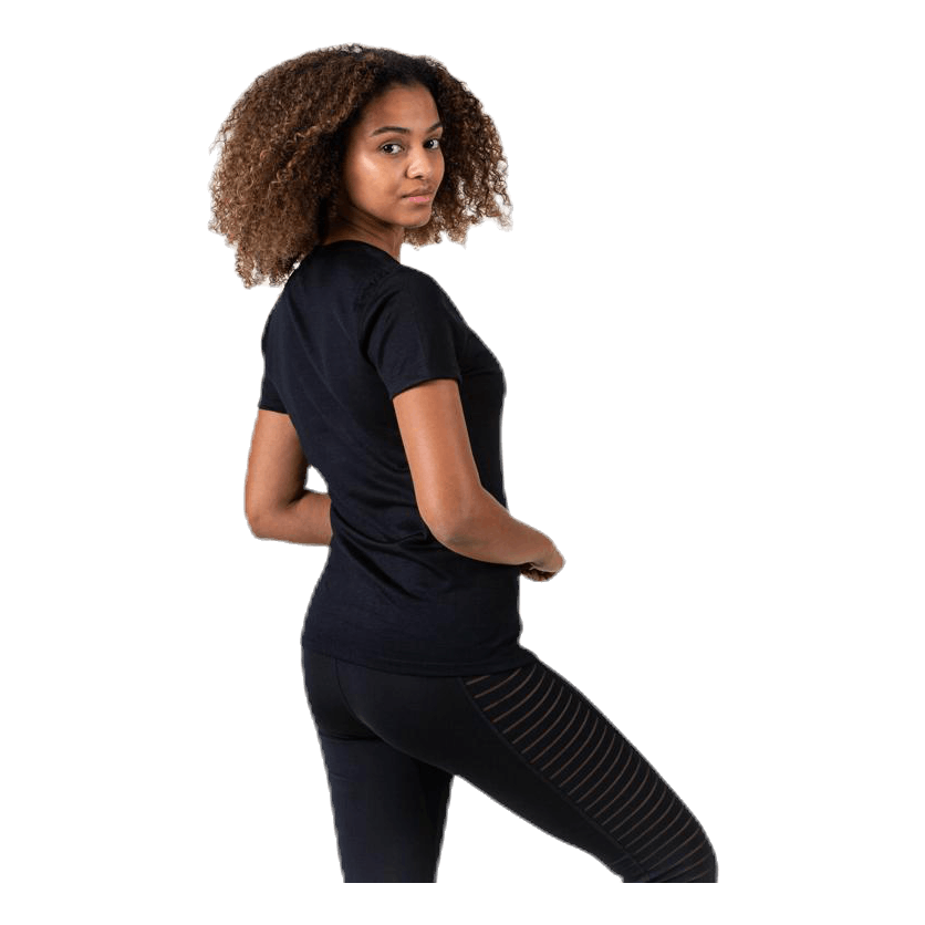 Flora Merino SS Black