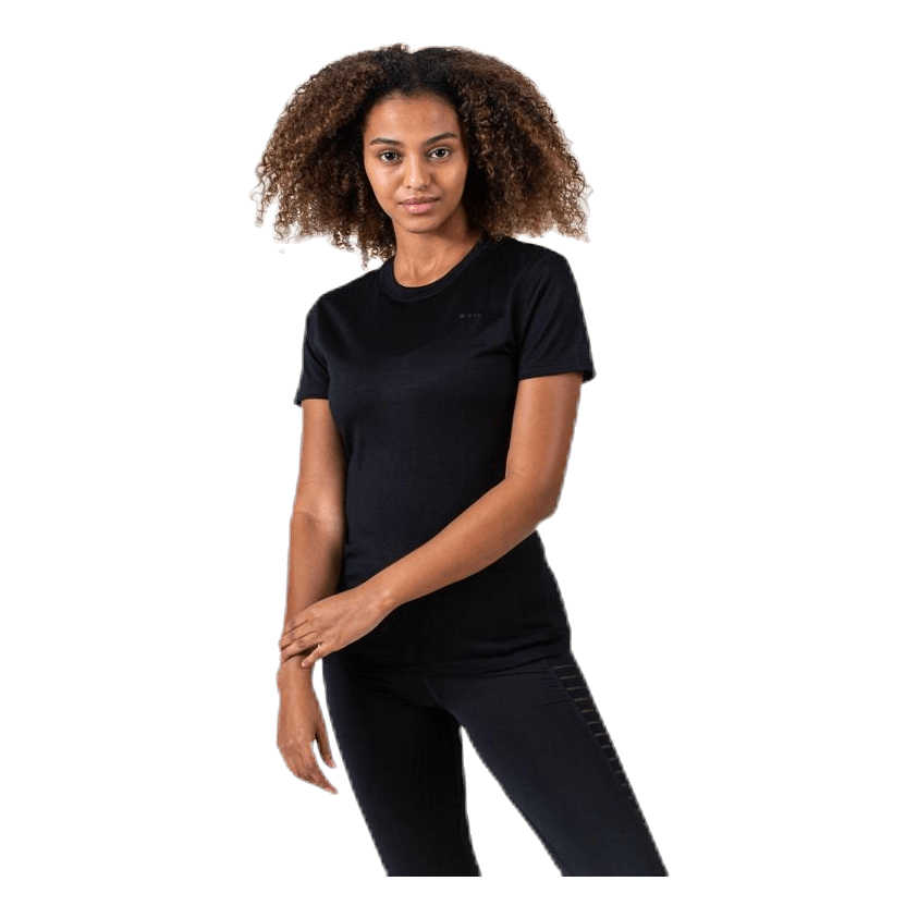 Flora Merino SS Black