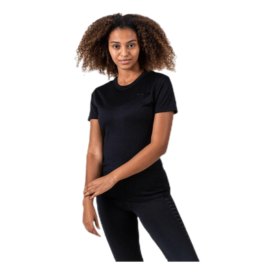 Flora Merino SS Black