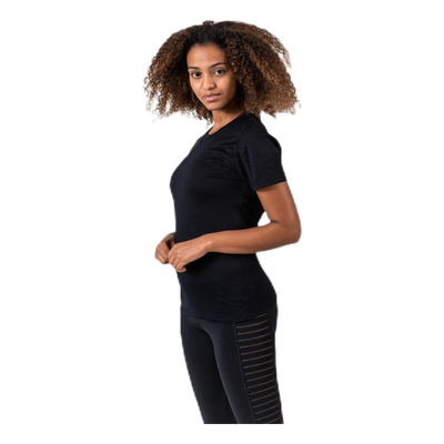 Flora Merino SS Black