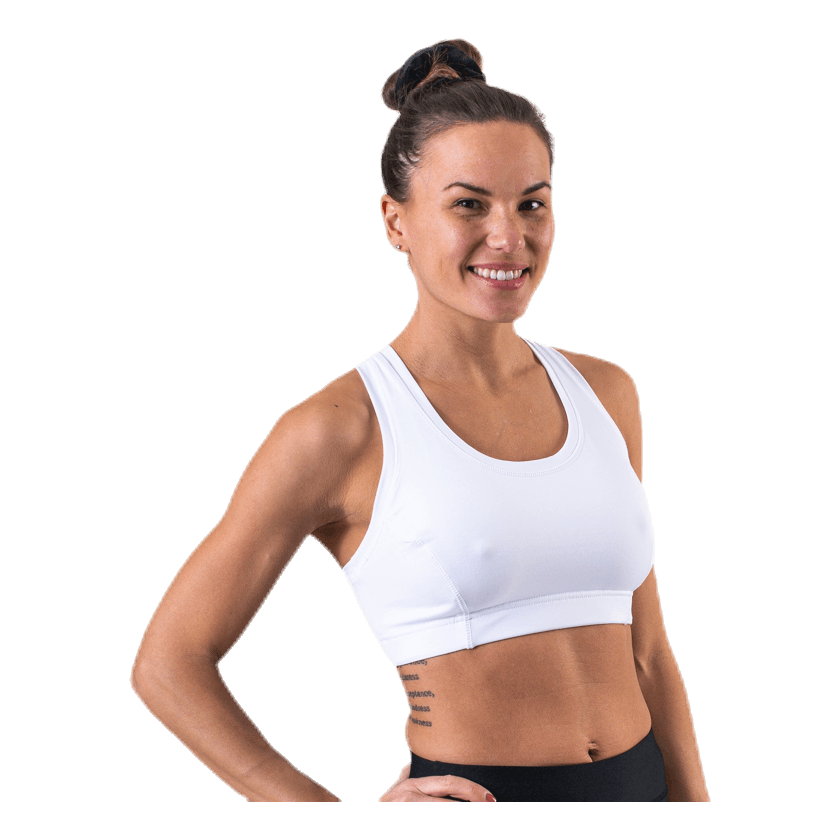 Star Sports Bra White