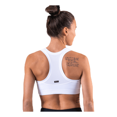 Star Sports Bra White